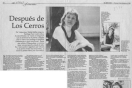 Despúes de los cerros  [artículo] María Soledad Dalbosco.