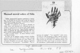 Manual moral sobre el sida  [artículo].