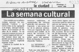 La "Memoria" de Omar Lara  [artículo].