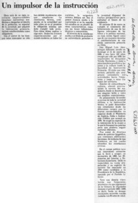 Un Impulsor de la instrucción  [artículo].