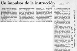 Un Impulsor de la instrucción  [artículo].