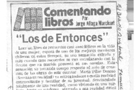 "Los de entonces"