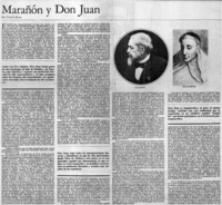 Marañón y Don Juan