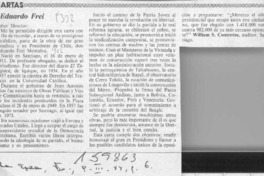 Eduardo Frei  [artículo] William S. Contreras.