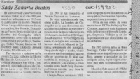 Sady Zañartu Bustos  [artículo].