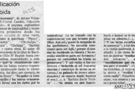 Publicación recibida  [artículo].