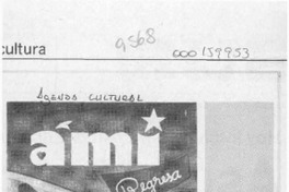 Presentan libro "Ami regresa"  [artículo].