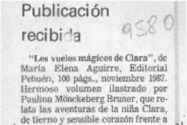 Publicación recibida  [artículo].