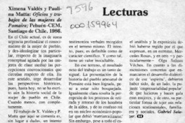 Lecturas  [artículo] Gabriel Salazar.