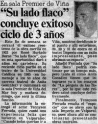 "Su lado flaco" concluye exitoso ciclo de 3 años