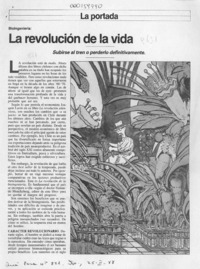 La revolución de la vida  [artículo] B. S. V.