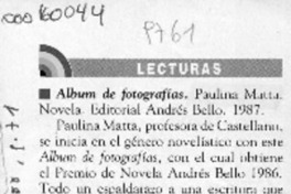 Album de fotografías  [artículo] Eduardo Guerrero.