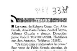 Teatro  [artículo] Eduardo Guerrero.