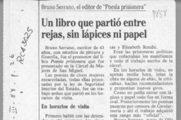 Un Libro que partió entre rejas, sin lápices ni papel  [artículo].