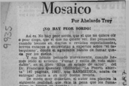 Mosaico  [artículo] Abelardo Troy.