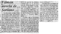 Filman novela de Soriano  [artículo].