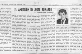 El anfitrión de Jorge Edwards  [artículo] Wellington Rojas Valdebenito.