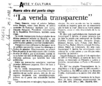 "La Venda transparente"  [artículo].