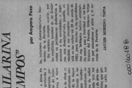 "La más grande bailarina de todos los tiempos"  [artículo] Javier Moreno Tapia.