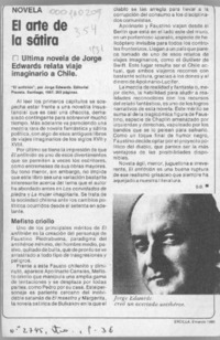 El arte de la sátira  [artículo] D. O.