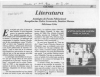 Literatura  [artículo] E. S.