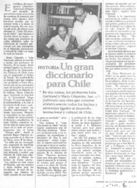 Un gran diccionario para Chile