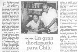 Un gran diccionario para Chile