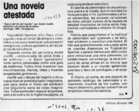 Una novela atestada  [artículo] D. O.