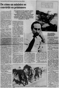 De cómo un ministro se convirtió en prisionero