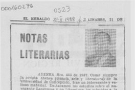 Notas literarias