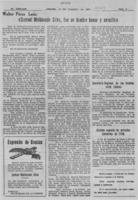 "Samuel Maldonado Silva, fue un hombre bueno y sencillo"