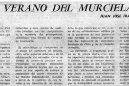 El verano del murciélago