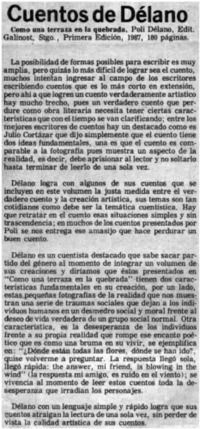 Cuentos de Délano