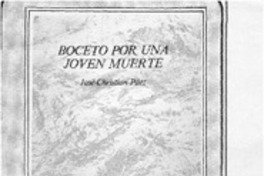 Boceto por una joven muerte  [artículo] Leonardo Israel.