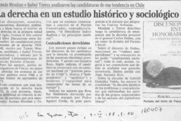 La Derecha en un estudio histórico y sociológico  [artículo].