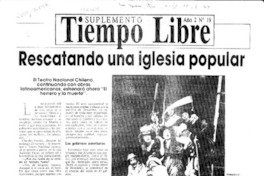 Rescatando una iglesia popular  [artículo] Myriam Olate.
