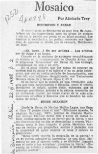 Mosaico  [artículo] Abelardo Troy.