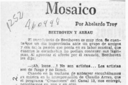 Mosaico  [artículo] Abelardo Troy.