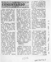 Comentando --  [artículo].