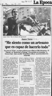 "Me siento como un artesano que es capaz de hacerlo todo"  [artículo] Maura Brescia.