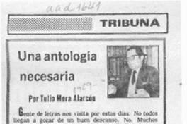 Una antología necesaria