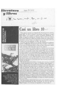 Casi un libro 10  [artículo].