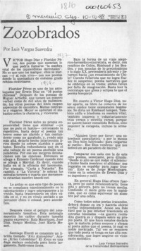 Zozobrados  [artículo] Luis Vargas Saavedra.