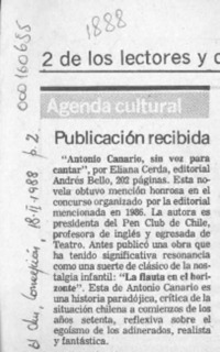 Publicación recibida