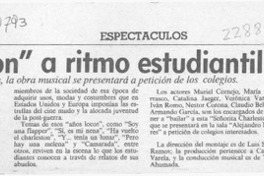 "Charleston" a ritmo estudiantil  [artículo].