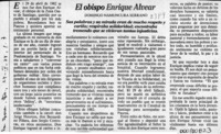 El Obispo Enrique Alvear  [artículo] Domingo Namuncura Serrano.