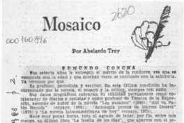 Mosaico  [artículo] Abelardo Troy.