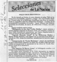 Selecciones de La Nación  [artículo] Alone.
