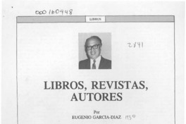 Libros, revistas, autores