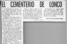 El cementerio de Lonco